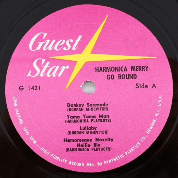 Borrah Minevitch / Harmonica Playboys Harmonica Merry Go Round LP Record G 1421 - Picture 9 of 16